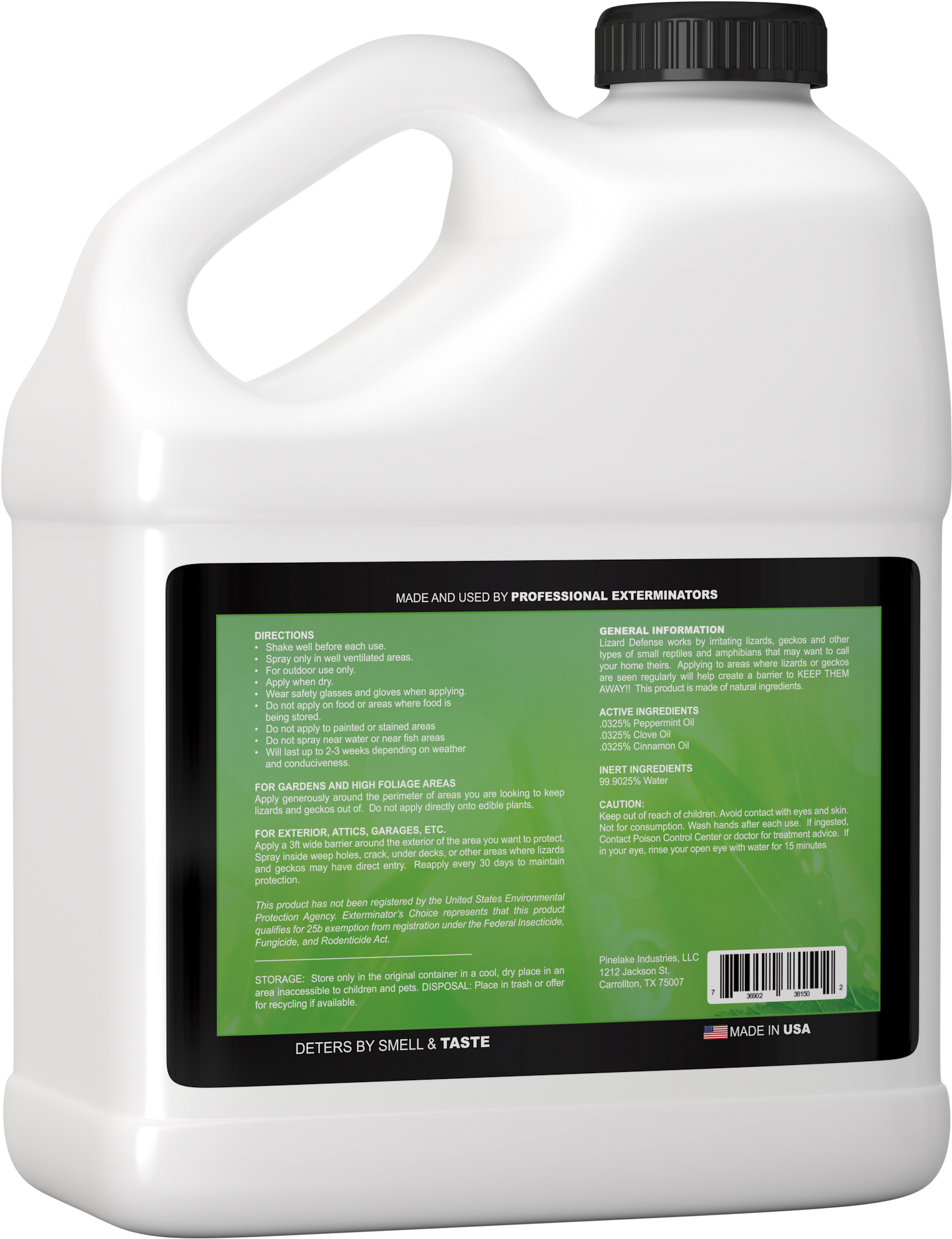 Lizard Defense All Natural Deterrent And Repellent - Plastic Bottle (1700x2560), Png Download