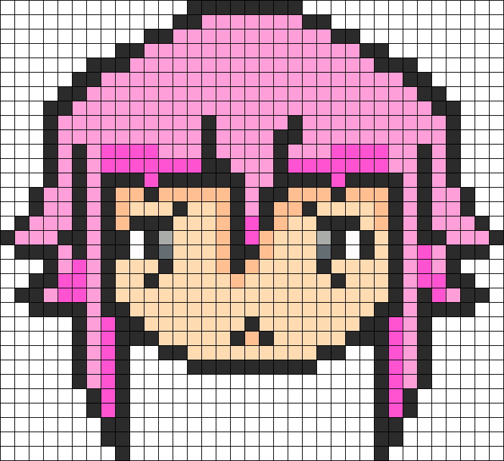 Crona Soul Eater Perler Bead Pattern / Bead Sprite (736x673), Png Download