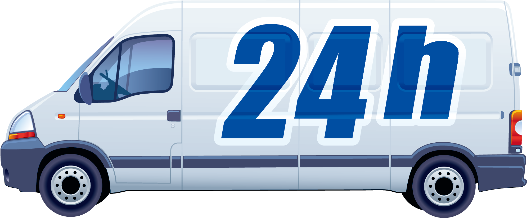 Minivan Car Delivery Mini - Am-tech 25-led Slim 2-in-1 Torch With 4 X Aaa Batteries (2362x1566), Png Download