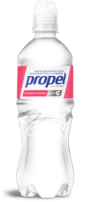 Propel Strawberry Lemonade - Propel Water Strawberry Lemonade (542x808), Png Download
