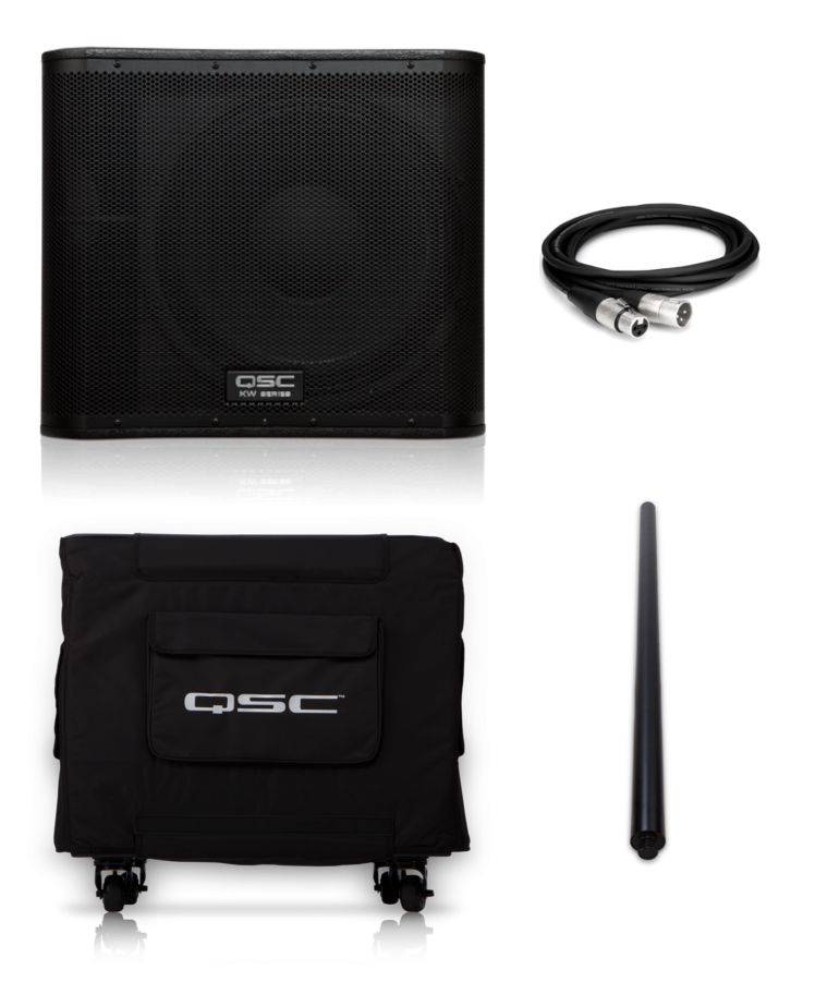Qsc Kw181 1000 Watt 18 Inch Powered Subwoofer (1000x1194), Png Download