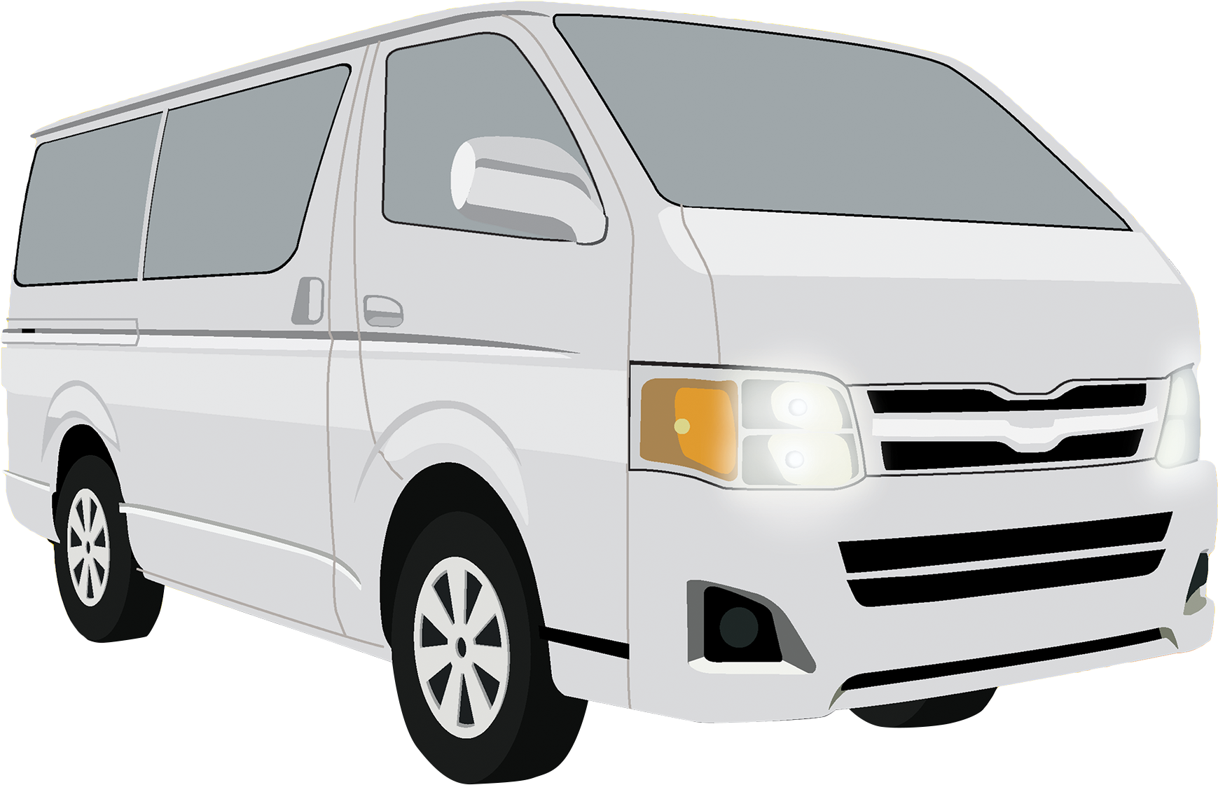 Pick Me Van (2480x1494), Png Download