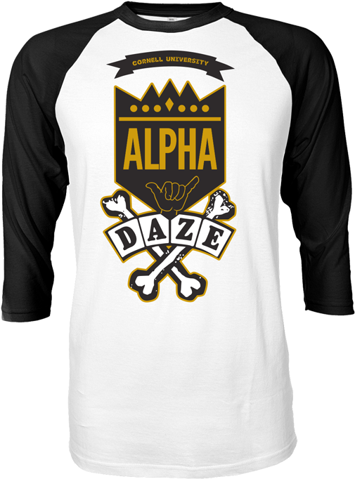 Alpha Phi Alpha School Daze Raglan (628x720), Png Download