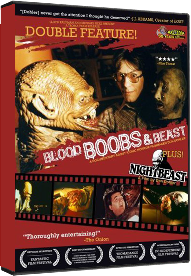 Blood, Boobs And Beast [dvd] - Blood Boobs & Beast / Nightbeast (1000x1000), Png Download