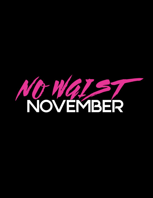 No Waist November Is An 8 Week Online Extensive Fitness - Graphic Design (498x644), Png Download