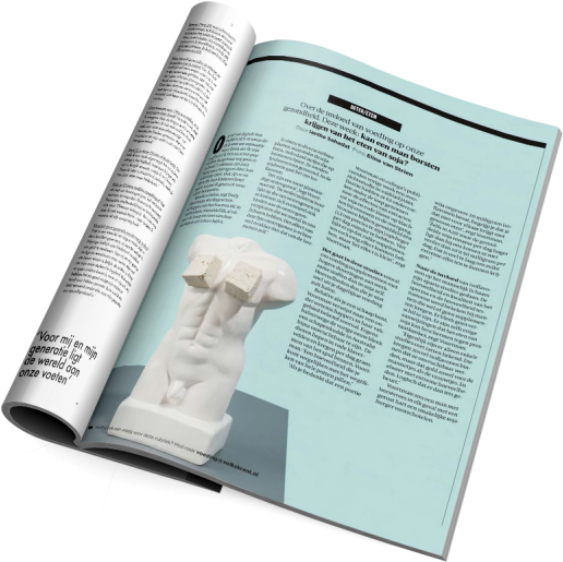 Volkskrant Magazine Does Soy Cause Man Boobs - Breast (800x575), Png Download