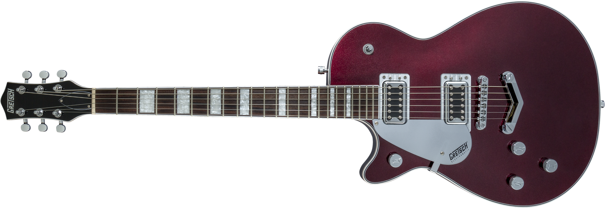 G5220lh Electromatic® Jet™ Bt Single Cut With V Stoptail, - Stagg (2400x829), Png Download