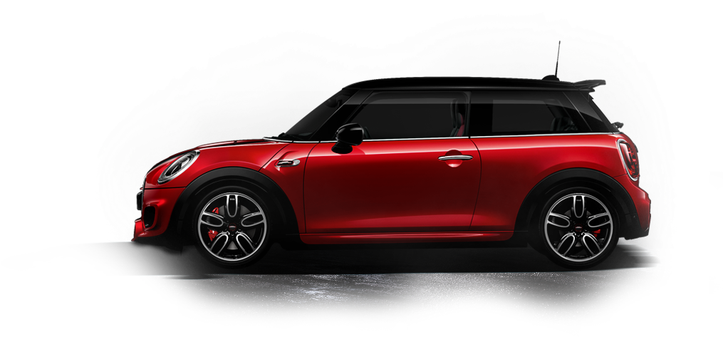 Red Turbocharged - - Mini Cooper (1258x637), Png Download