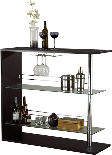 Image For Bar With Glass Shelves - Economax Bar (519x804), Png Download