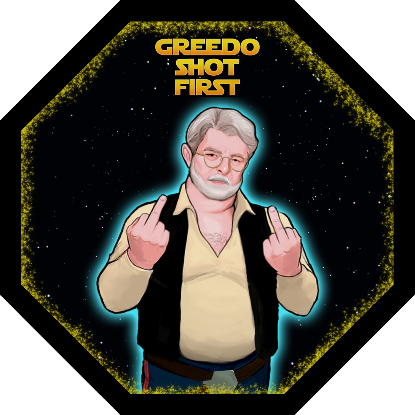 Greedo Shot First (1400x1400), Png Download
