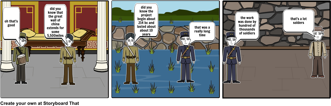 Great Wall Of China - Cartoon (1164x385), Png Download