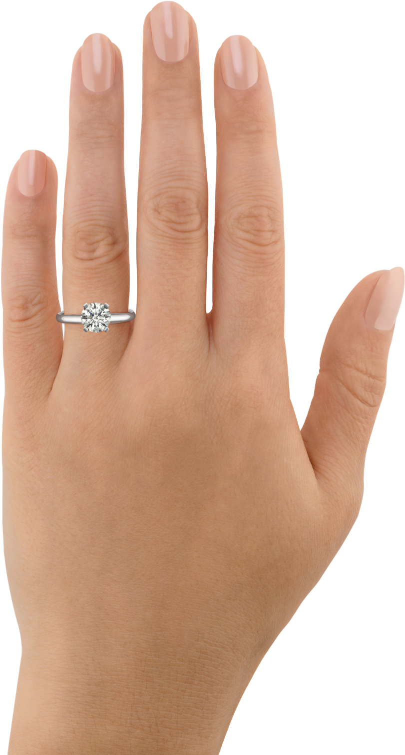 How To Pick The Perfect Diamond Shane - Ring On Finger Png (1000x1600), Png Download