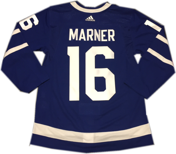 Toronto Maple Leafs Jersey Numbering Pro Stitched 1 - Marner Mitch Jersey (600x527), Png Download