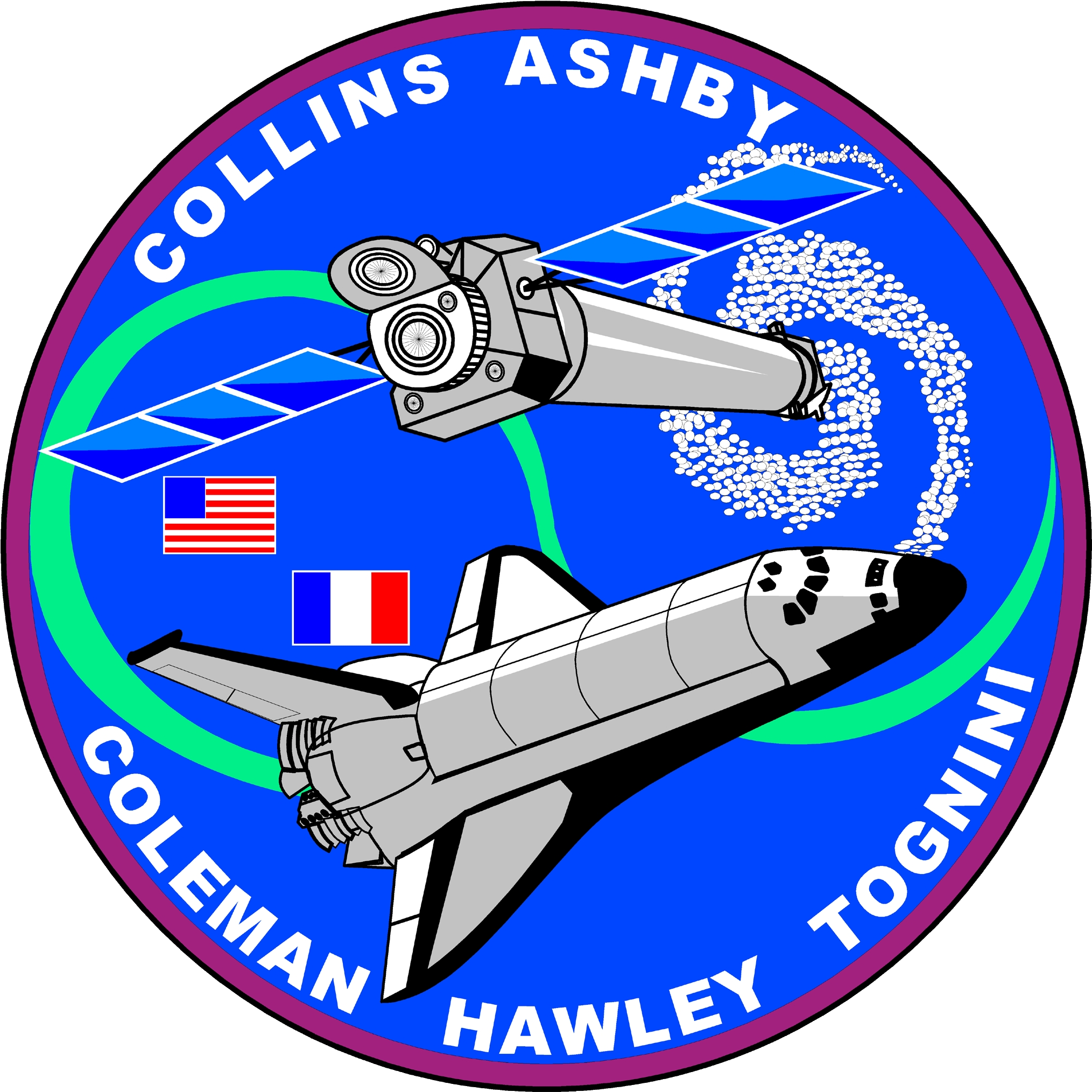 Sts-93 Columbia July 23, - Sts 93 Patch (2040x2040), Png Download