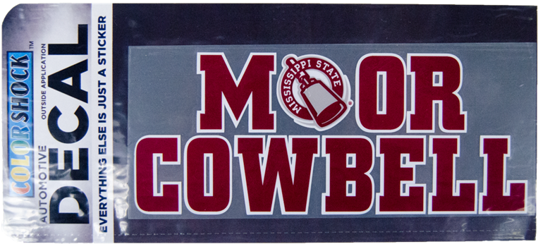 Moor Cowbell With A Cowbell In The O Auto Decal - Decal (800x800), Png Download