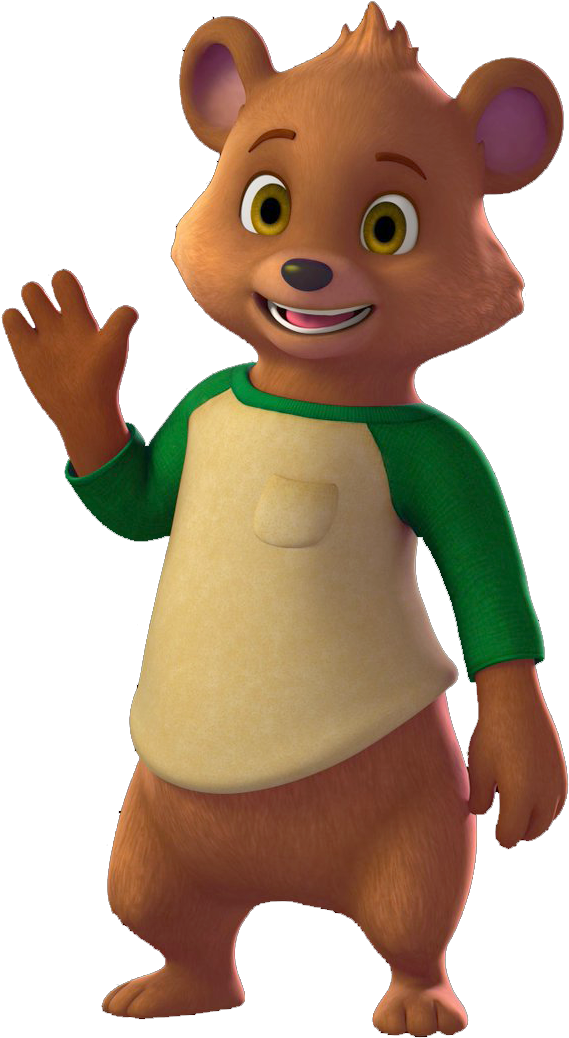 Goldie And Bear - Goldie And Bear Png (612x1077), Png Download