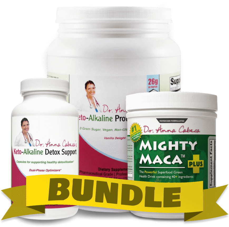 Detox Bundle - Cabeca Health Mighty Maca Greens 2.0 - Delicious, All-natural, (900x900), Png Download