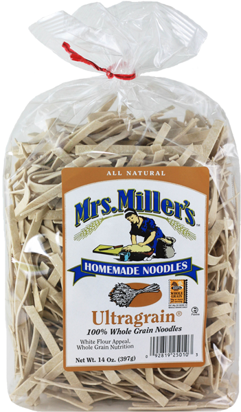 Ultragrain Noodles - Mrs. Millers Noodles Ultragrain Noodles (600x600), Png Download