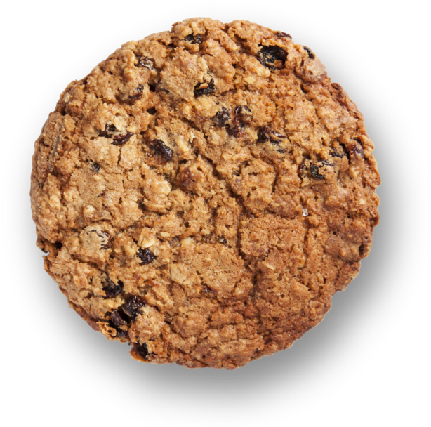 Cookie Oatmeal Raisin - Peanut Butter Cookie (1000x699), Png Download