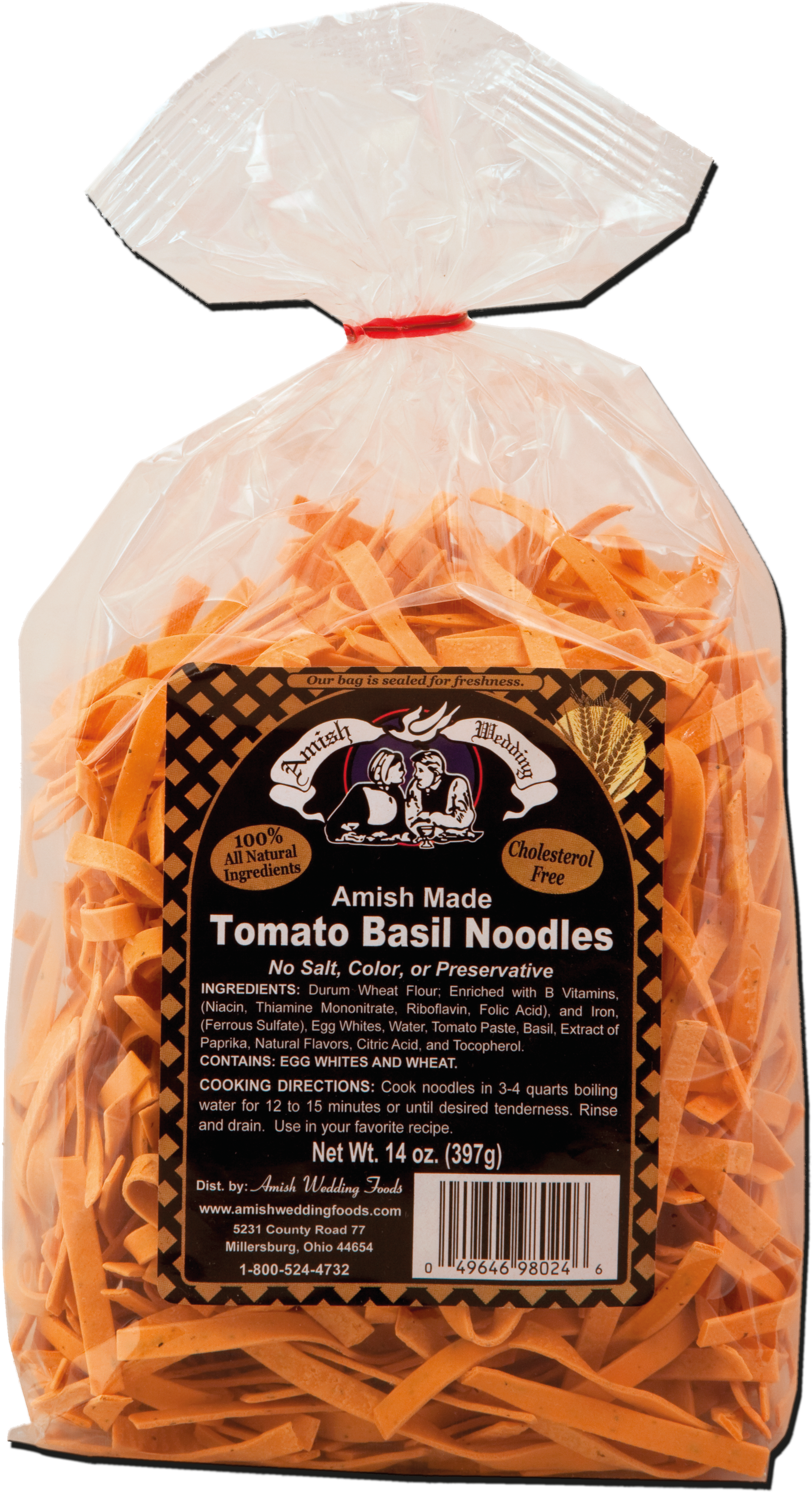 Buy Now - Tomato Basil Noodles (3045x4400), Png Download
