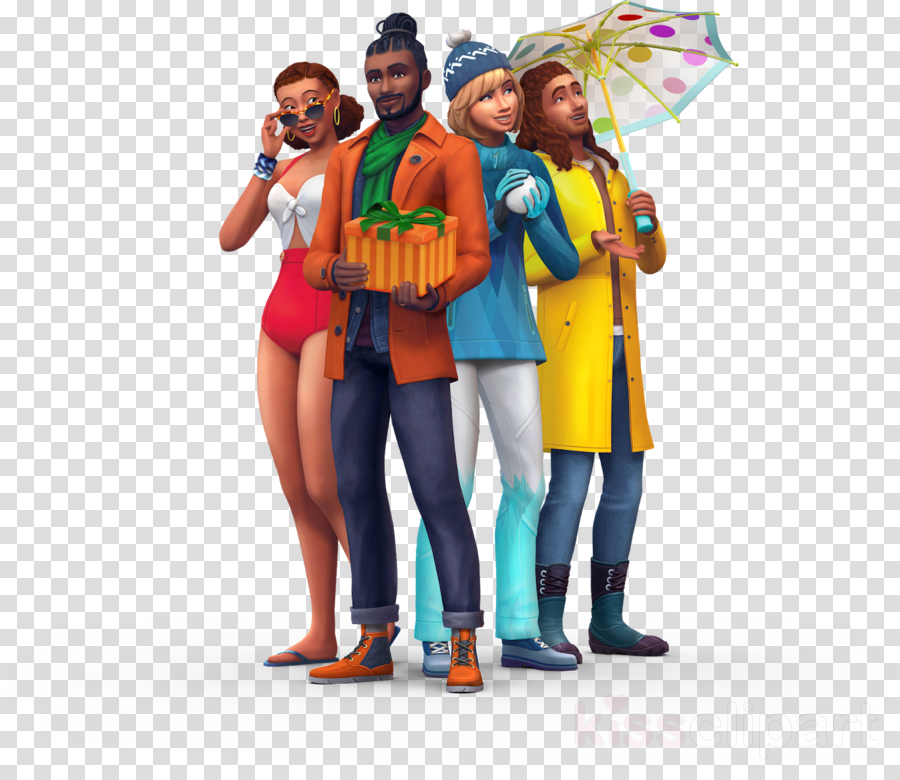Sims 4 Seasons Render Clipart The Sims - Sims 4 Seasons Xbox One (900x780), Png Download