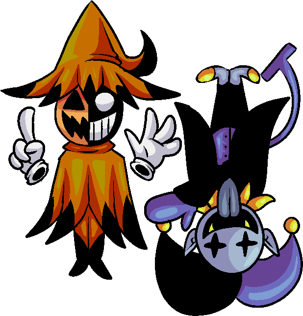 Jevil From Deltarune And Poe From Horrorvale Clowning - Jevil Draw Deltarune (645x654), Png Download