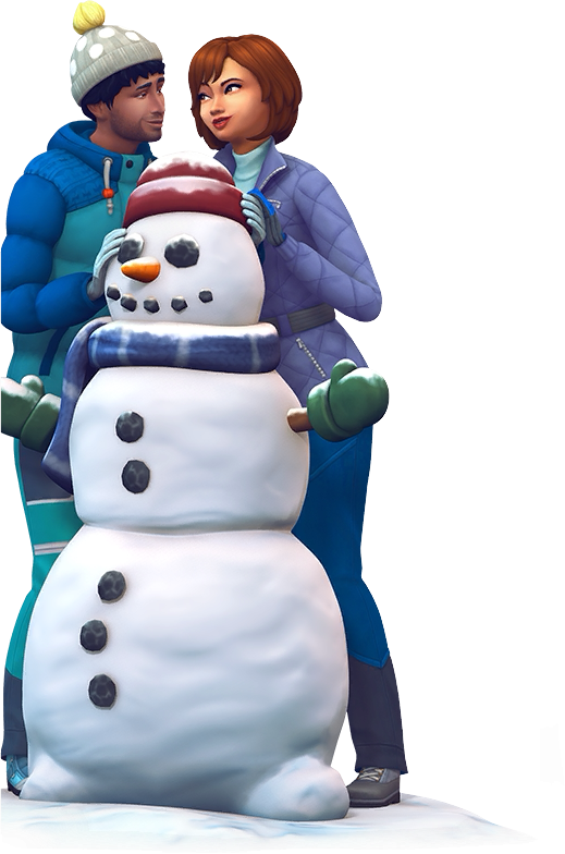 Winter Render Png 01 - Sims 4 Seasons Ps4 (519x784), Png Download