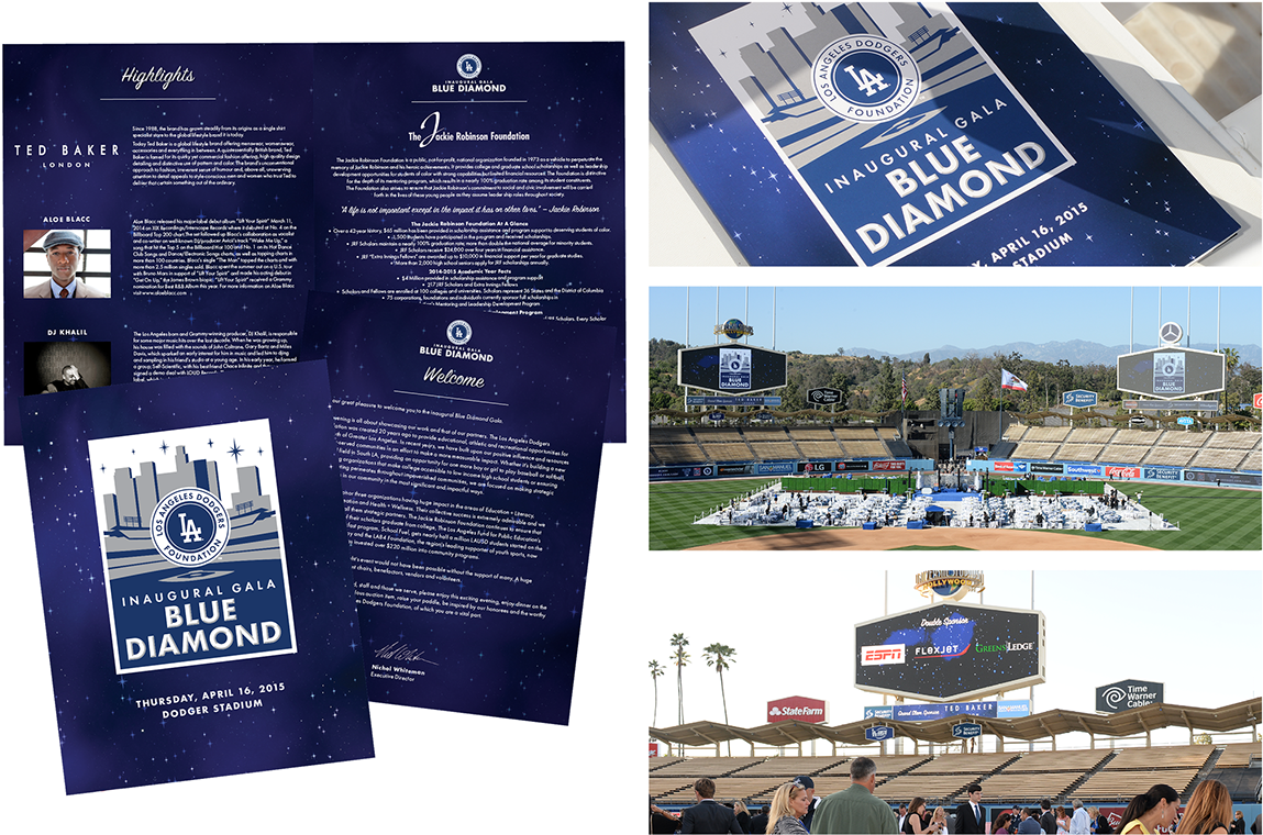 2015 Los Angeles Dodgers Foundation Blue Diamond Gala - Flyer (1200x823), Png Download