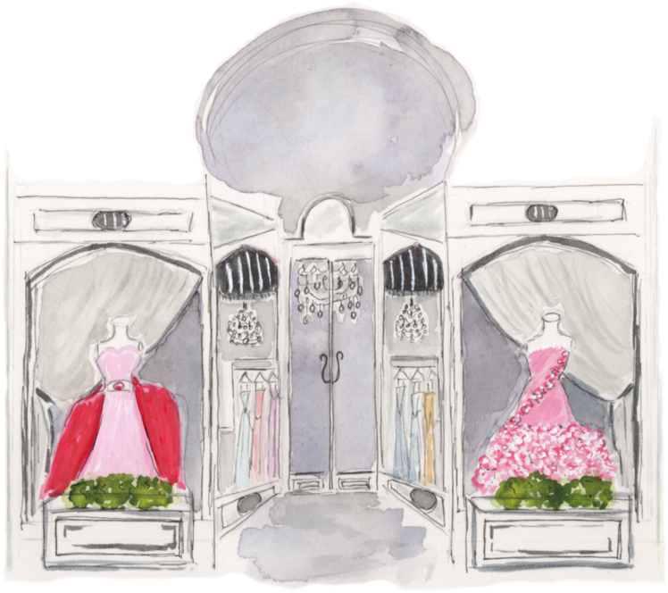 Trans Pink Dress Store - Dress (1000x714), Png Download