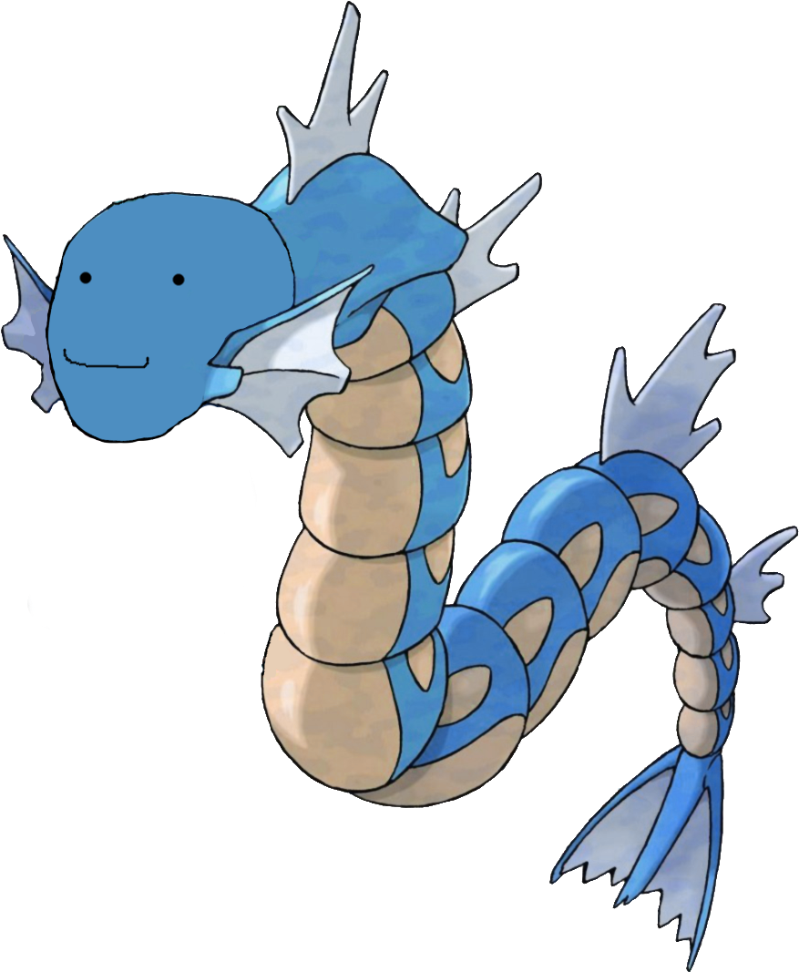 View Dittogyarados , - Water Type Pokemon Dragon (1125x1125), Png Download