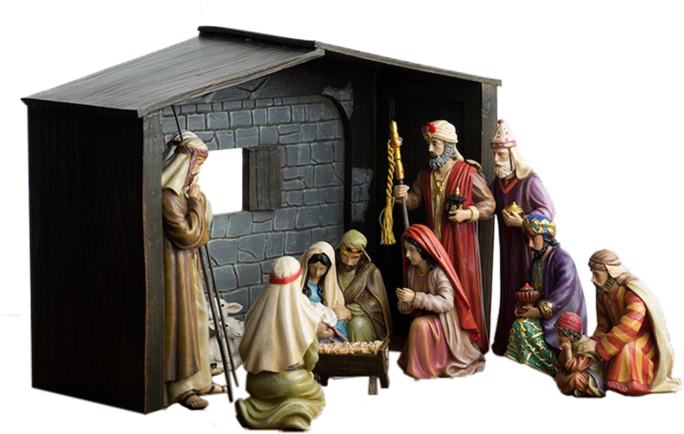 Greg Olsen Christmas Nativity Set - Greg Olsen The Nativity - Christmas Nativity Set (1000x1000), Png Download