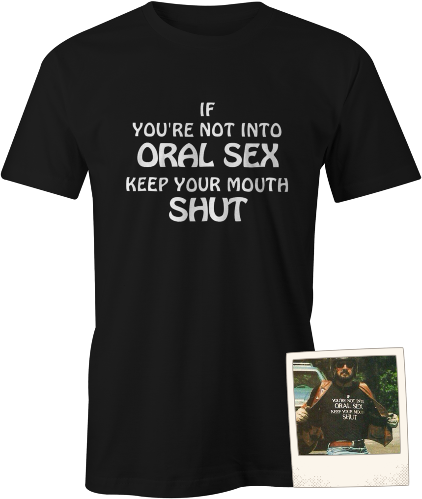 Keep Your Mouth Shut - Larry Impractical Jokers Shirt (866x1024), Png Download