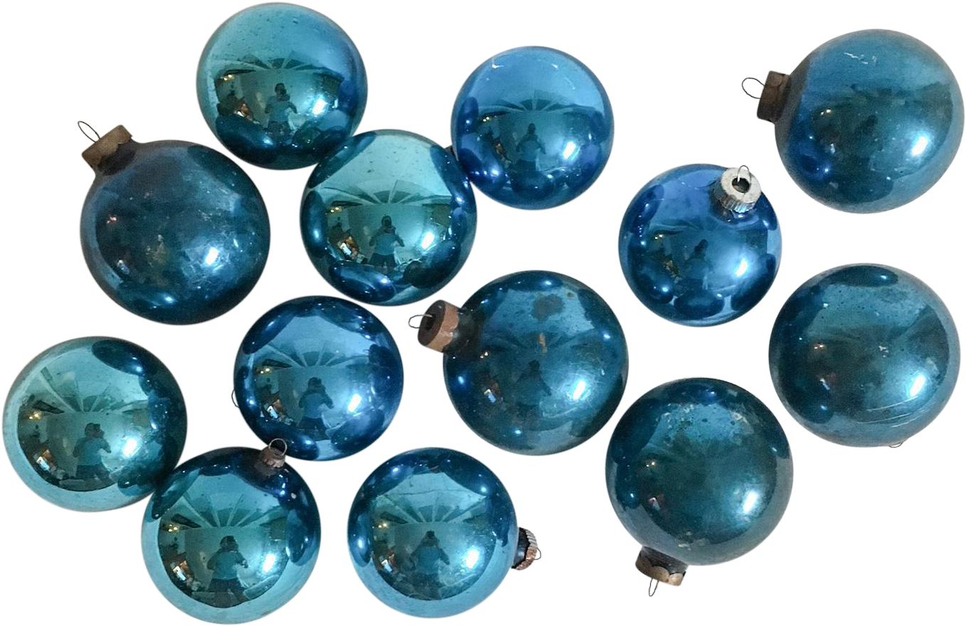 Blue Holiday Ornaments Png Svg Transparent Library - Portable Network Graphics (1508x978), Png Download