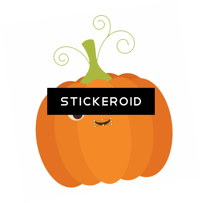 Cute Pumpkin - Pumpkin (676x677), Png Download