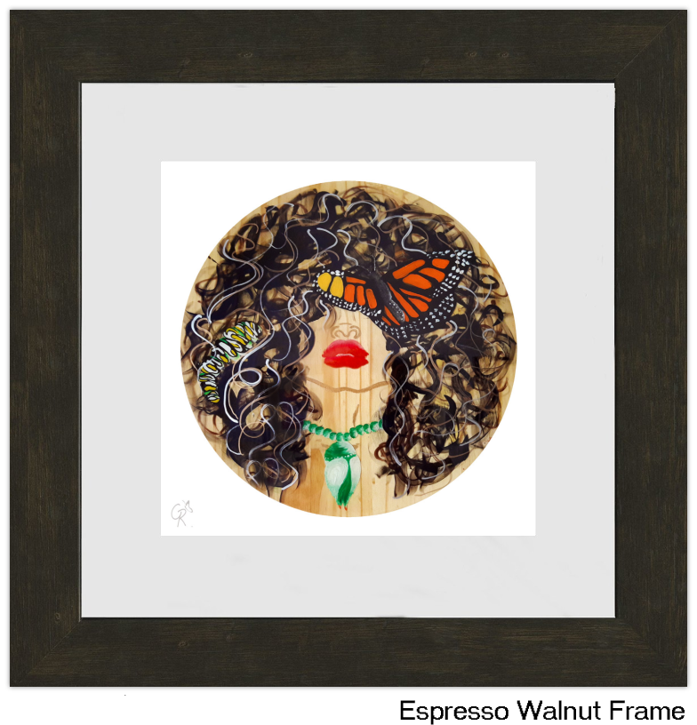 Monarch Espresso Walnut Frame - Picture Frame (864x864), Png Download