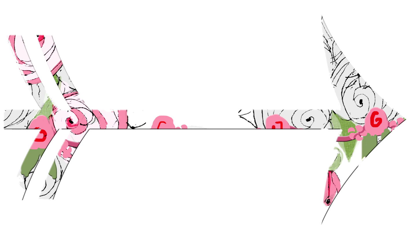 Arrow Clipart Shabby Chic Clipart Black And White Library - Spoonflower, Inc. (1600x1077), Png Download