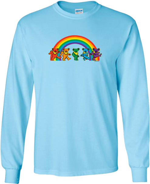A Light Blue Unisex Long Sleeved Shirt, With Five Grateful - Cute Fall Monogram Shirts (620x620), Png Download