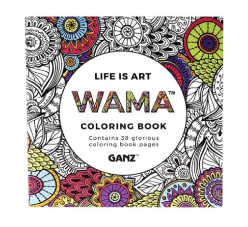 Gifts Main Page / Inspiration/religious / B003-life - Wama Life Is Art Adult Colouring Book (768x624), Png Download