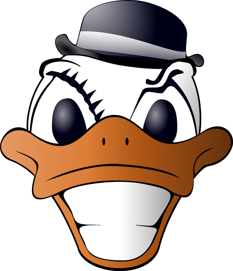 Player Rew Clipart, Vector Clip Art Online, Royalty - Mean Duck (773x900), Png Download