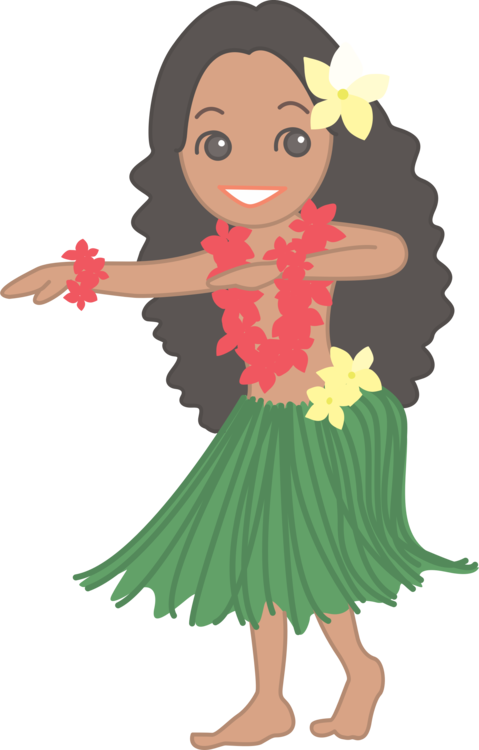 Hula Dance Hawaii Drawing Ukulele - Hula Dancer Clip Art (479x750), Png Download