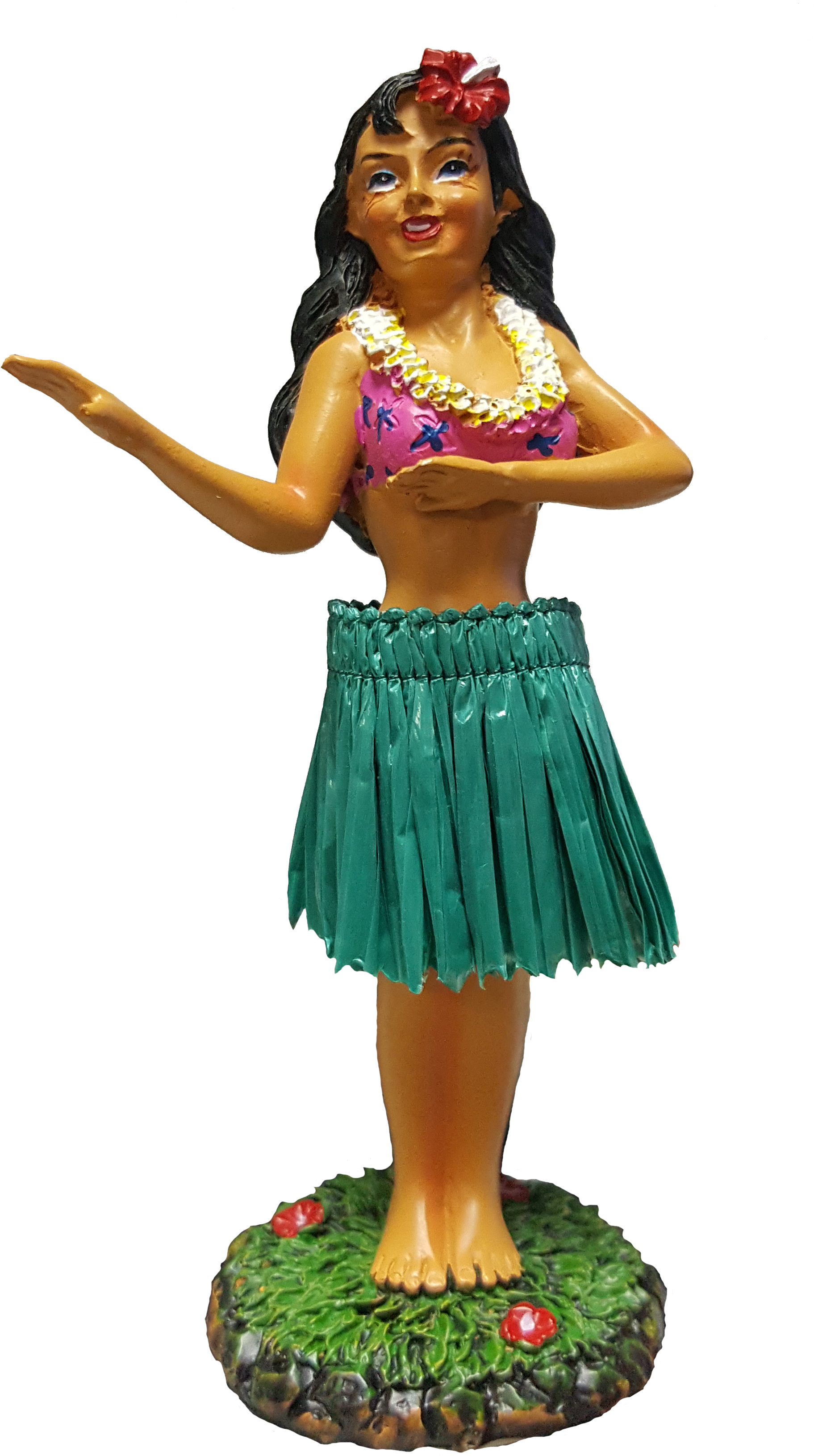 Hula Girl Dashboard Clipart (1937x3409), Png Download