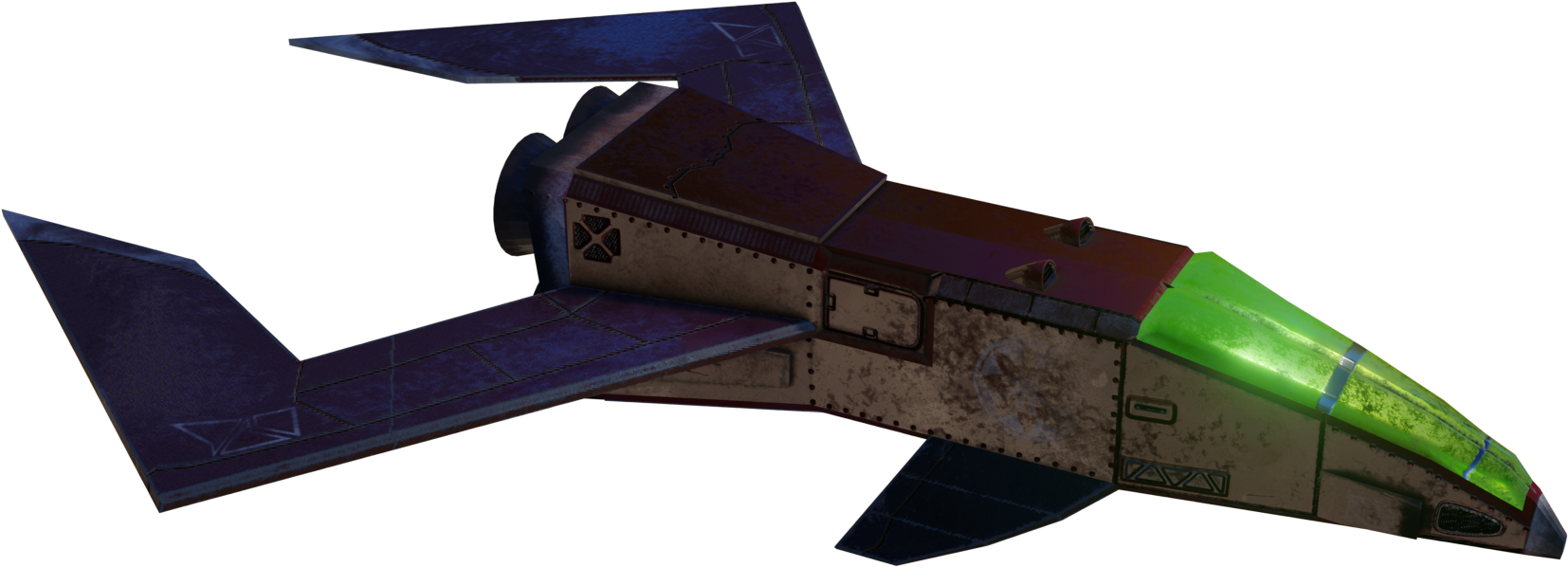 Modeled In Blender, Texture Painted In Substance Painter, - Spaceplane (1920x1080), Png Download