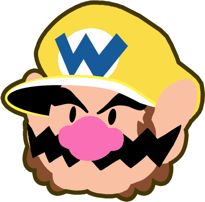 Wario Head Png Jpg Freeuse - Wario Emoji (894x894), Png Download