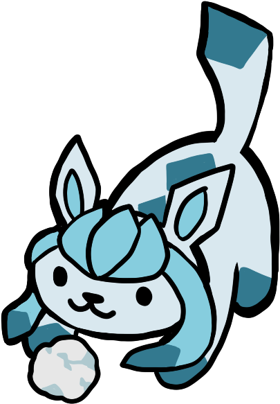 • Pokemon Eevee Jolteon Flareon Vaporeon Espeon Umbreon - Glaceon Neko Atsume (700x700), Png Download