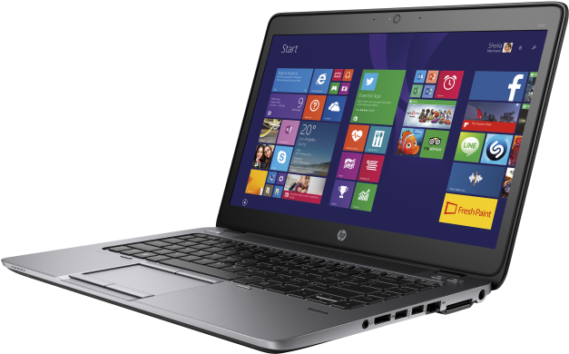 Hp Elitebook 840 G1 Notebook Pc - Hp Elitebook 840 G2 - 14 - Core I5 5200u - Windows (650x650), Png Download