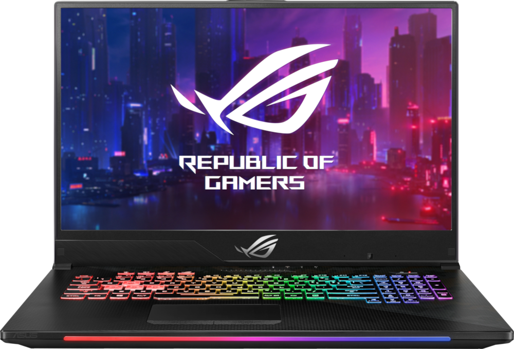 Asus Rog Strix Scar Ii Gl704gw-ps71 - Asus Rog Swift - 34" Curved Ultra-wide Qhd G-sync Gaming (1000x679), Png Download