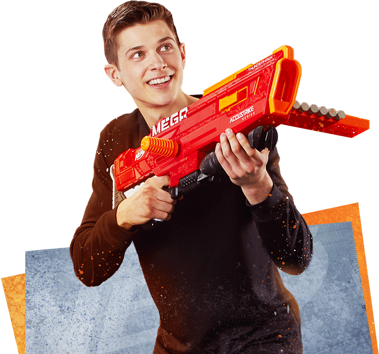 Mega Landing Page Hero - Nerf Mega (769x750), Png Download