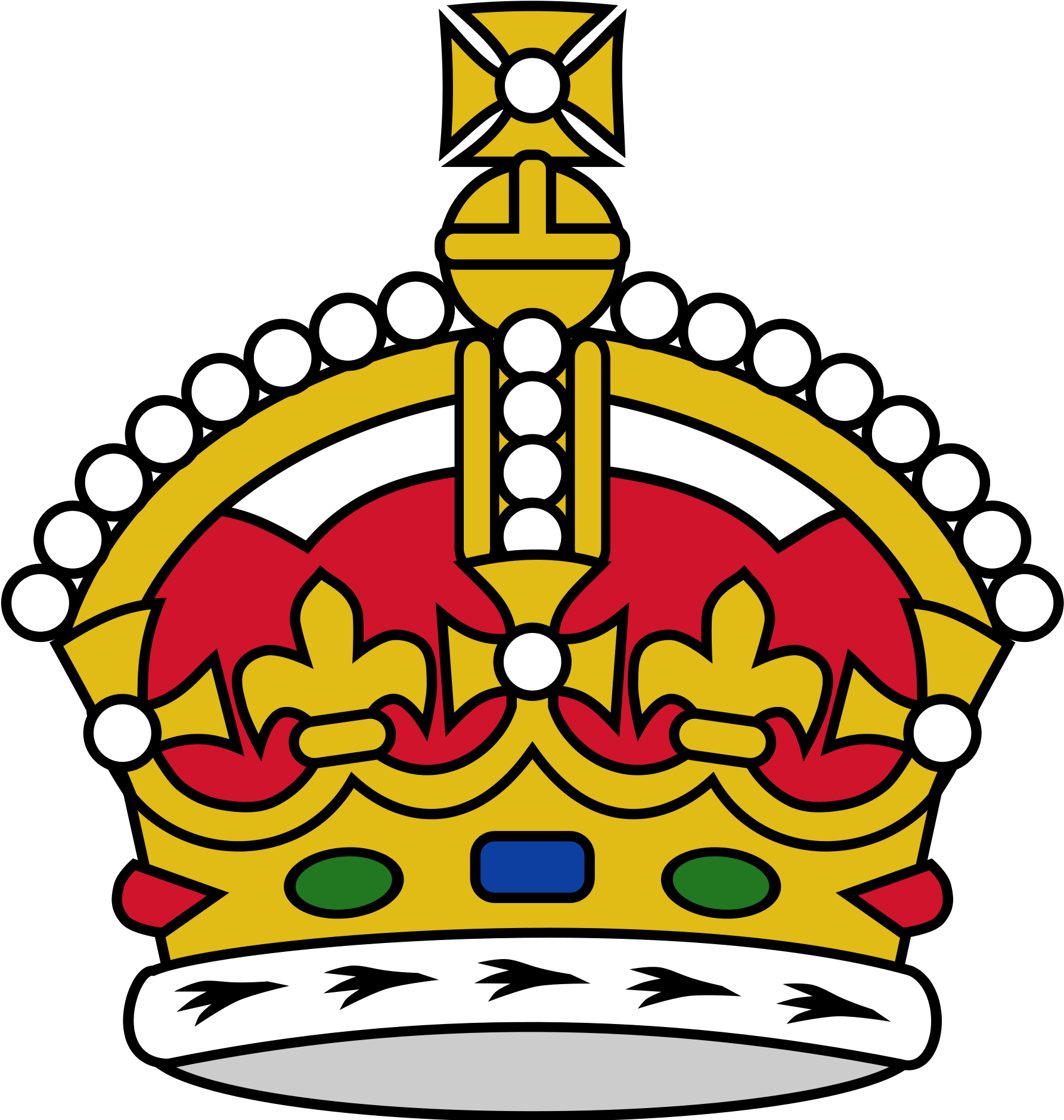 Tudor Graphics Illustrations Free - Queen Elizabeth 2nd Coat Of Arms (2000x1878), Png Download
