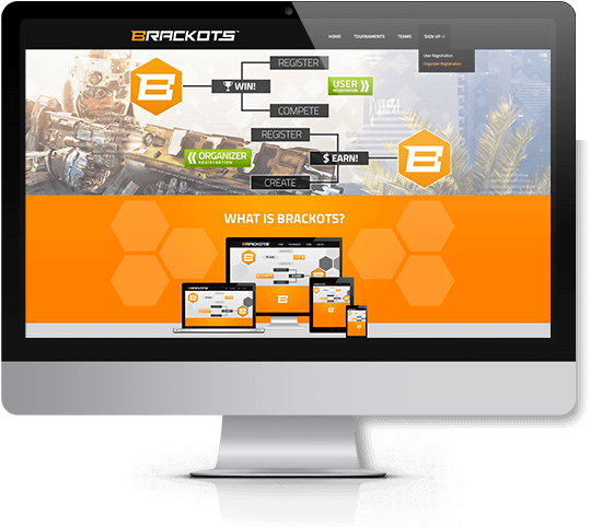 Featured Project - Esports Tournament Web Design (586x540), Png Download