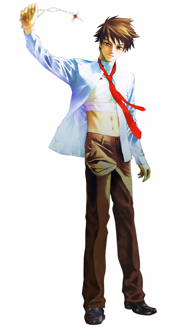 Rosario Vampire Tsukune Png (576x1107), Png Download